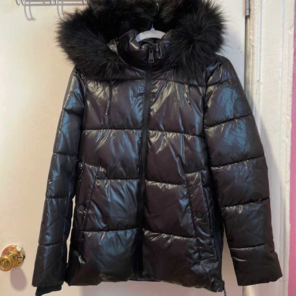 Women’s DKNY black coat